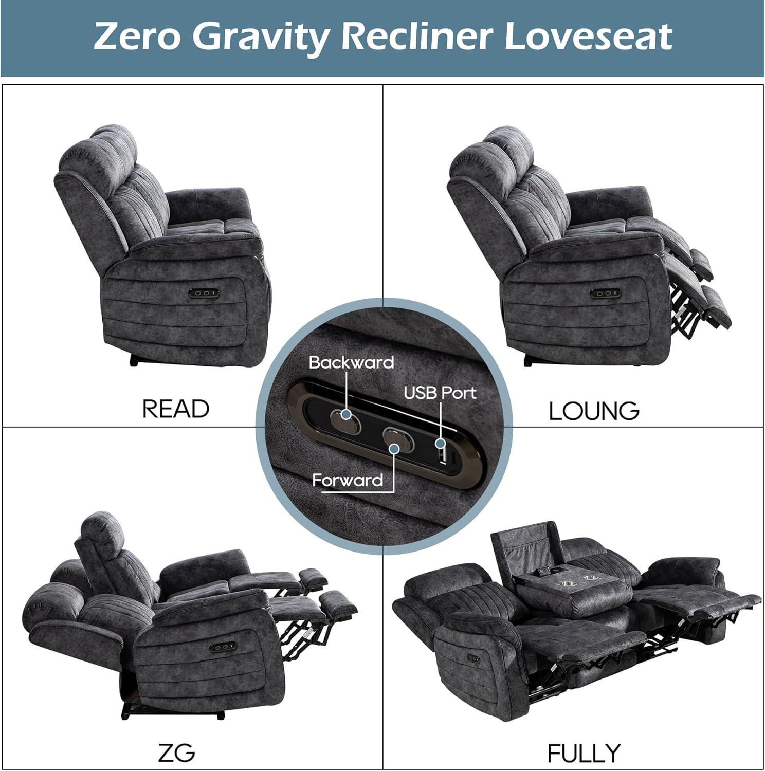 Our Take on the Zero Gravity Power Recliner Sofa Set with USB Ports