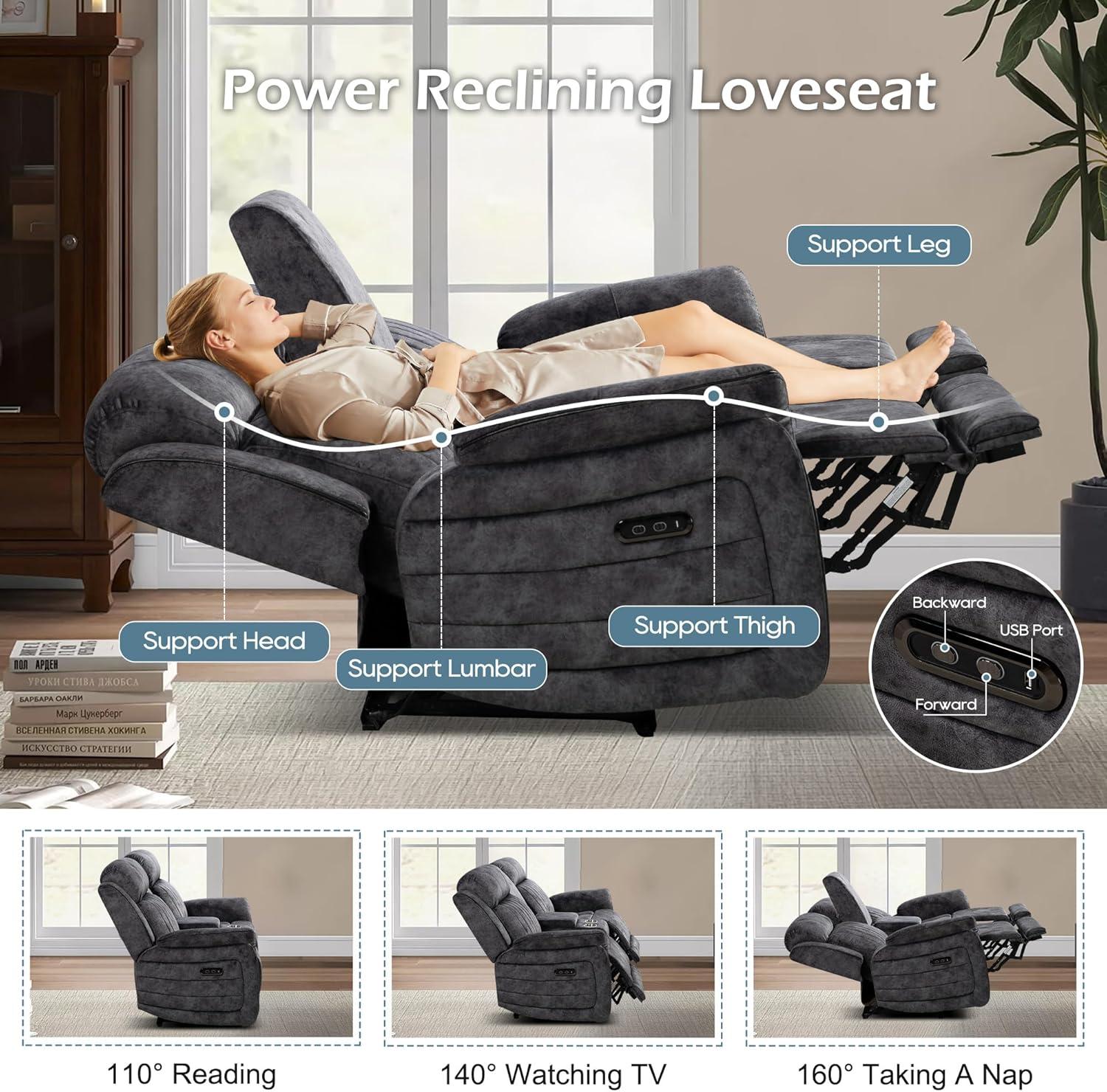 Our Take on the Zero Gravity Power Reclining Loveseat with USB Ports