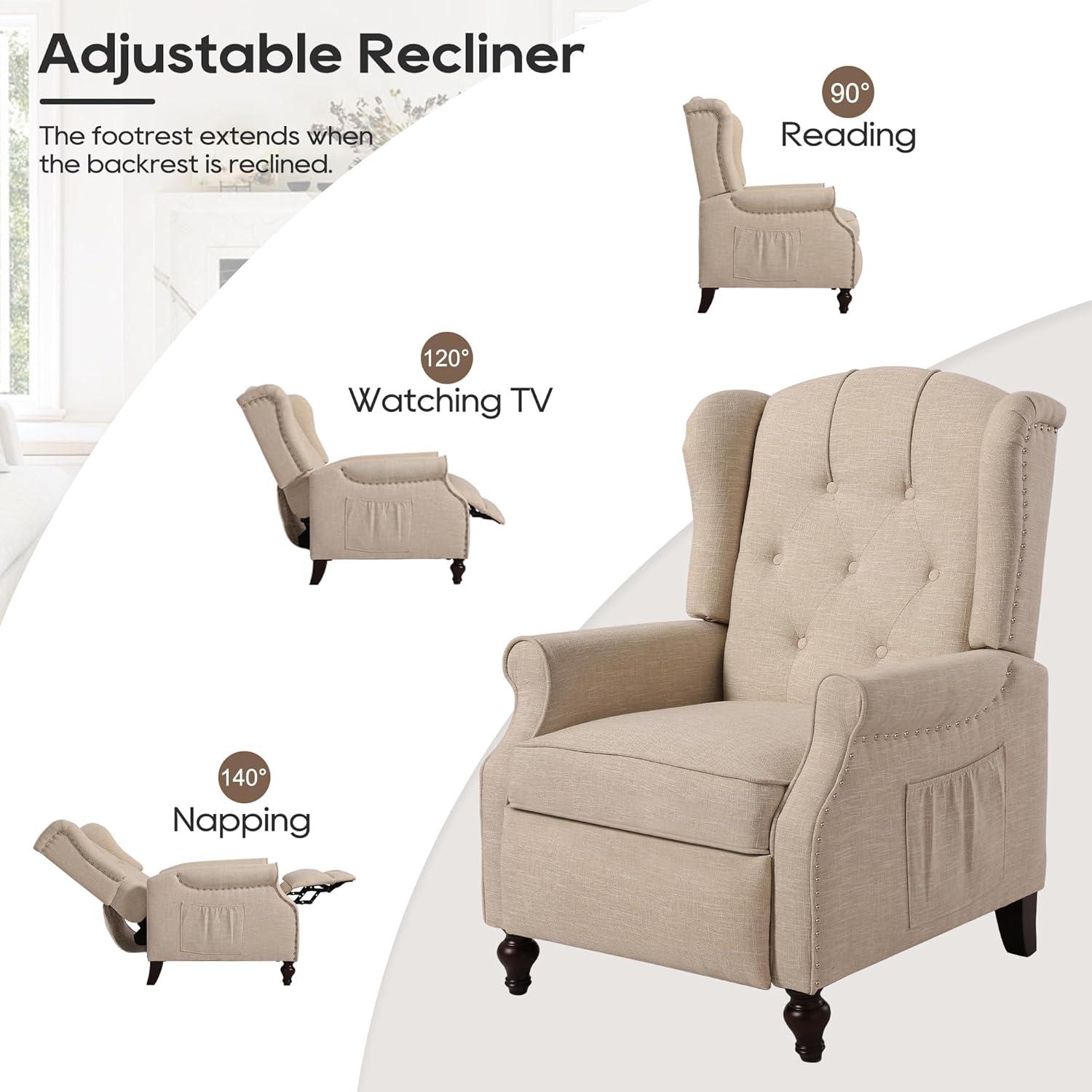 Our Relaxing Experience with the Tufted Wingback Recliner Chair