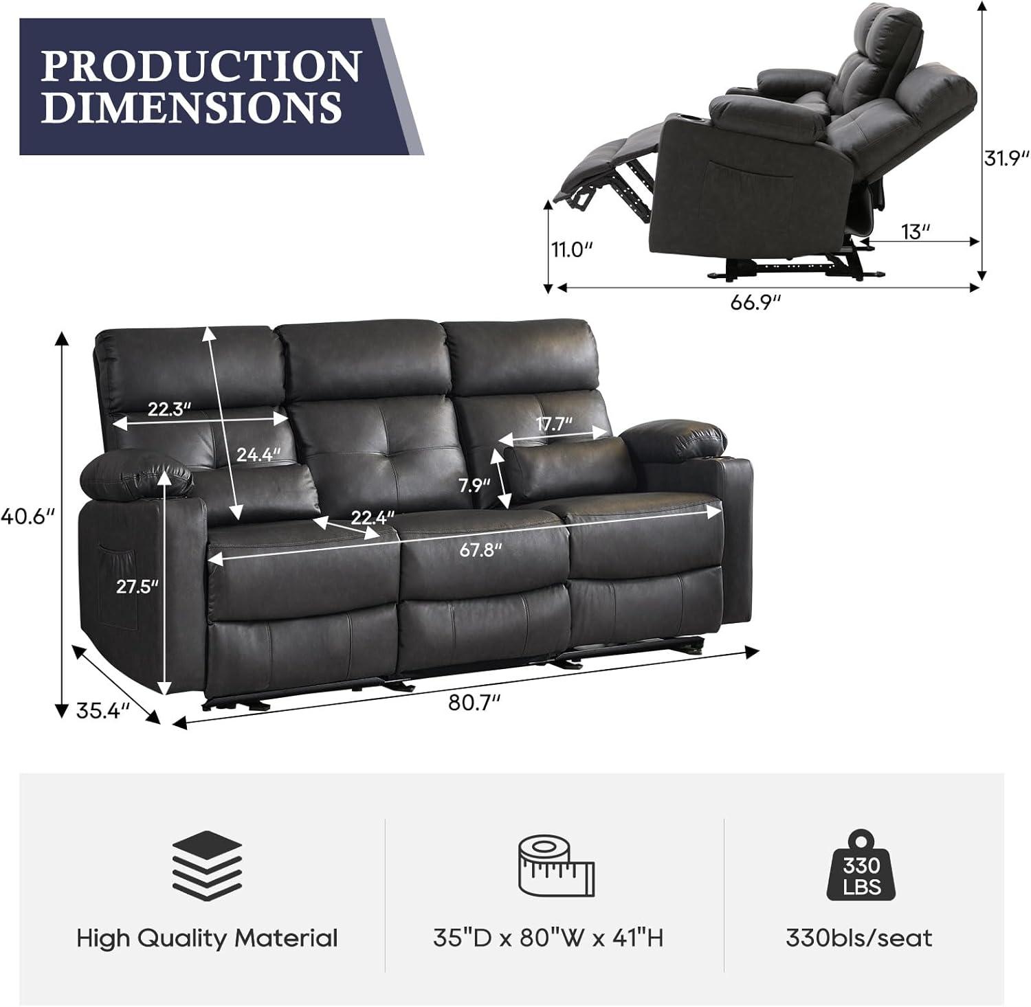 Our Take on the Ultimate Power Reclining Sofa with Heat & Massage